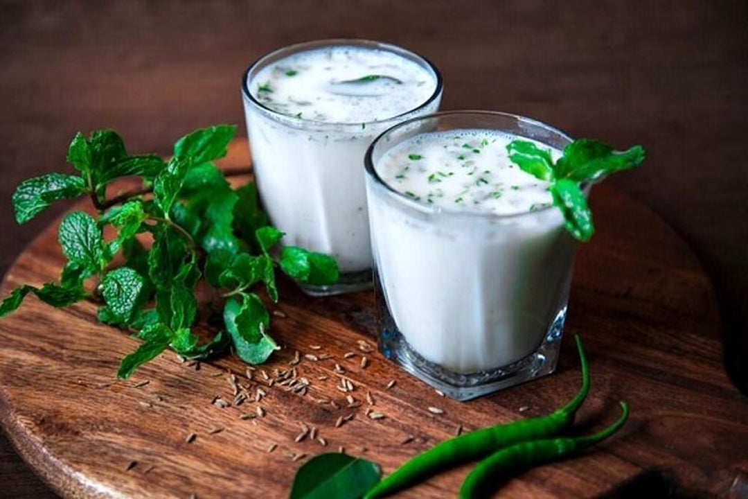 Persian Yogurt and Cucumber Drink (Doogh)