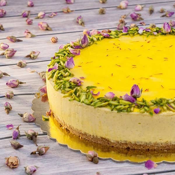 Persian Tea Recipe: Saffron Cheesecake  